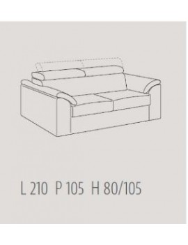 Divano Loft lineare - Samoa
