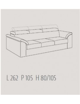 Divano Loft lineare - Samoa