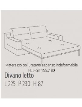 Divano Newport letto - Samoa
