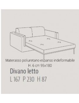 Divano Sheer letto - Samoa