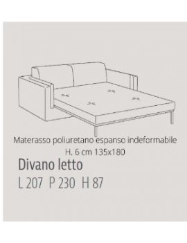 Divano Sheer letto - Samoa