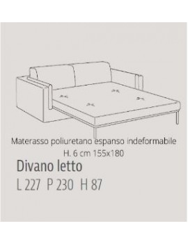 Divano Sheer letto - Samoa