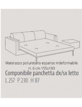Divano Sheer letto - Samoa