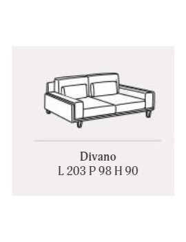 Divano Living Chic lineare - Samoa