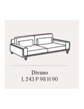Divano Living Chic lineare - Samoa