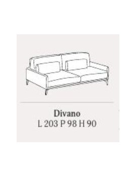 Divano Living Minimal lineare - Samoa