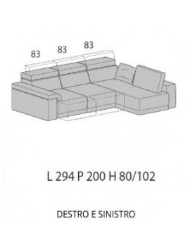 Divano Comfort angolare - Samoa