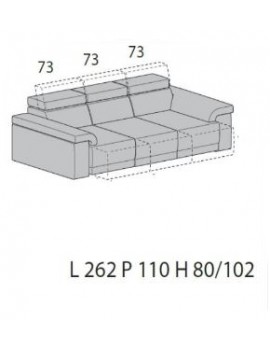 Divano Comfort lineare - Samoa