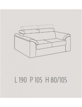 Divano Loft lineare - Samoa